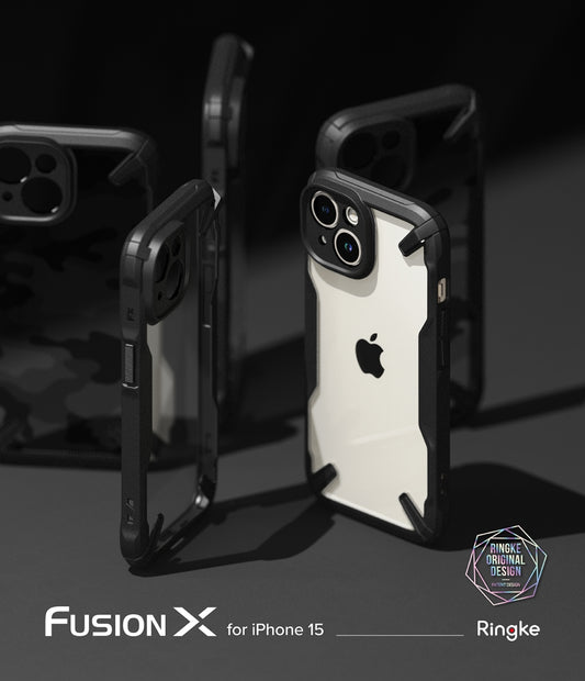 Ringke Fusion-X Black Case for iPhone 15 6.1