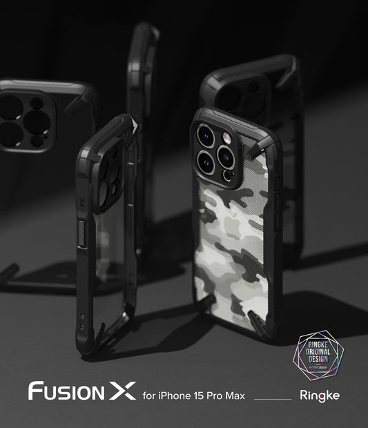 Ringke Fusion-X Black Case for iPhone 15 Pro Max
