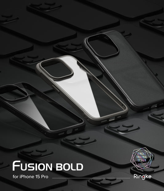 Ringke Fusion Bold Black Case for iPhone 15 Pro 6.1