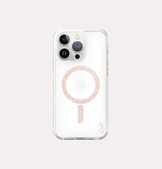 UNIQ COEHL IPHONE 15 PRO MAX 6.7 MAGNETIC CHARGING GLACE - ROSE GOLD